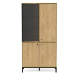 CRAFT VITRINE 1 PORTE VITREE ET 3 PORTES