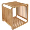 CUBE MALIN EMPILABLE BAMBOU NATUREL