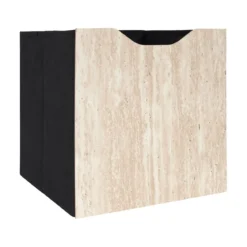 CUBE DE RANGEMENT PLIABLE PIETRA 30X30CM