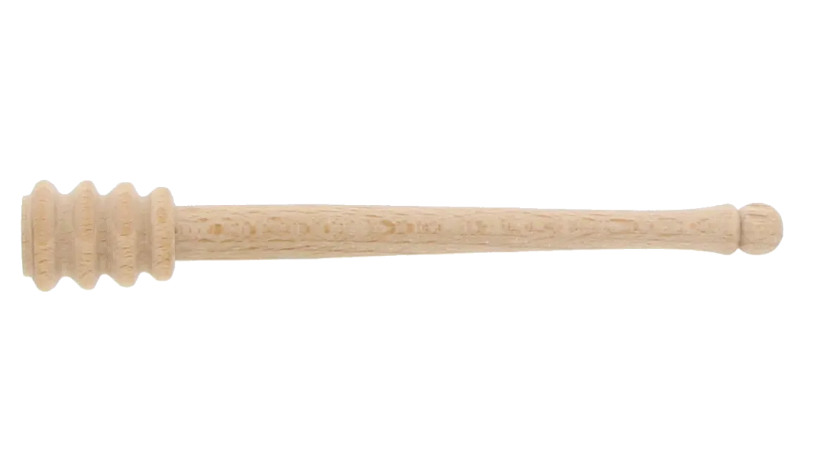 CUILLERE A MIEL BOIS NATUREL H.15CM D.2.5CM