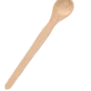 CUILLERE A MOUTARDE EN BOIS NATUREL 13CM