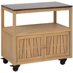 CUISINE EXTERIEUR ELEMENT 2 PORTES ACACIA MAGMA 50X87CM