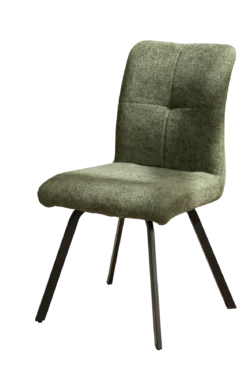 CYRIELLE CHAISE VERT PIEDS METAL NOIR UF885 09