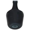 DAME JEANNE VERRE RECYCLE LUMIERE D HIVER NOIR H.42CM