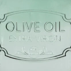 DAME JEANNE VERRE RECYCLE OLIVE TRANSPARENT H.42CM