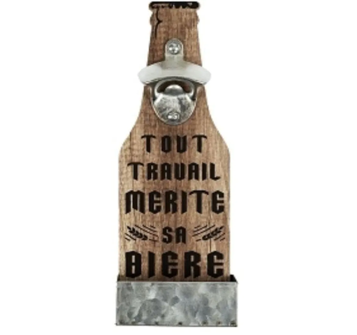 DECAPSULEUR MURAL TOUT TRAVAIL MERITE SA BIERE