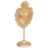 DECO COEUR METAL FLO H.35CM
