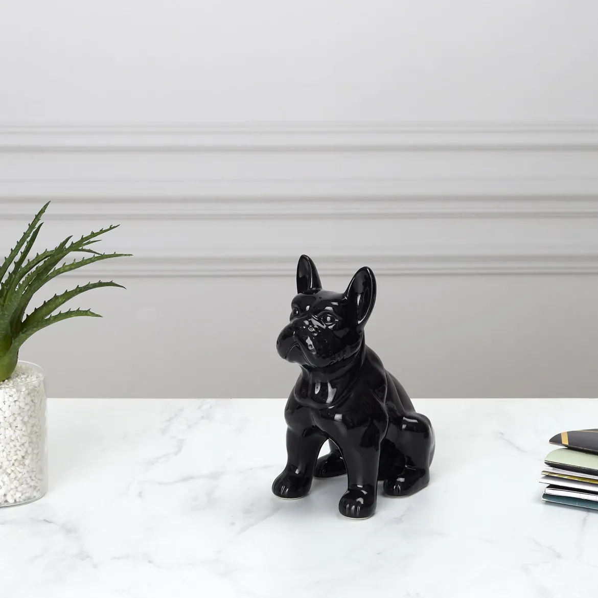 DECO MINI BULLDOG CERAMIQUE 10CM