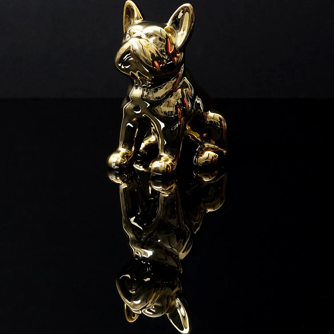 DECO MINI BULLDOG CERAMIQUE 10CM