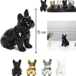 DECO MINI BULLDOG CERAMIQUE 10CM