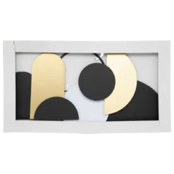 DECO MURALE METAL JULIETTE D.70X37CM