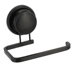 DEROULEUR ALUMINIUM WC VENTOUSE NOIR