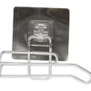 DEROULEUR WC ACIER INOXYDABLE SUR CARTE ADHESIVE 3M CHROME