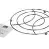 DESSOUS DE PLAT ROND METAL CHROME