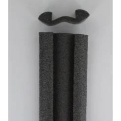 DESSOUS DE PORTE DOUBLE BOURRELET 93 CM NOIR