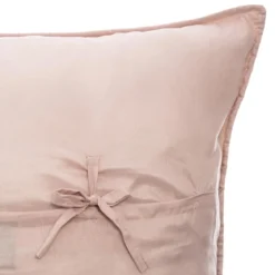 DESSUS DE LIT ET 2 TAIES DOLCE ROSE POUDRE 260X240CM
