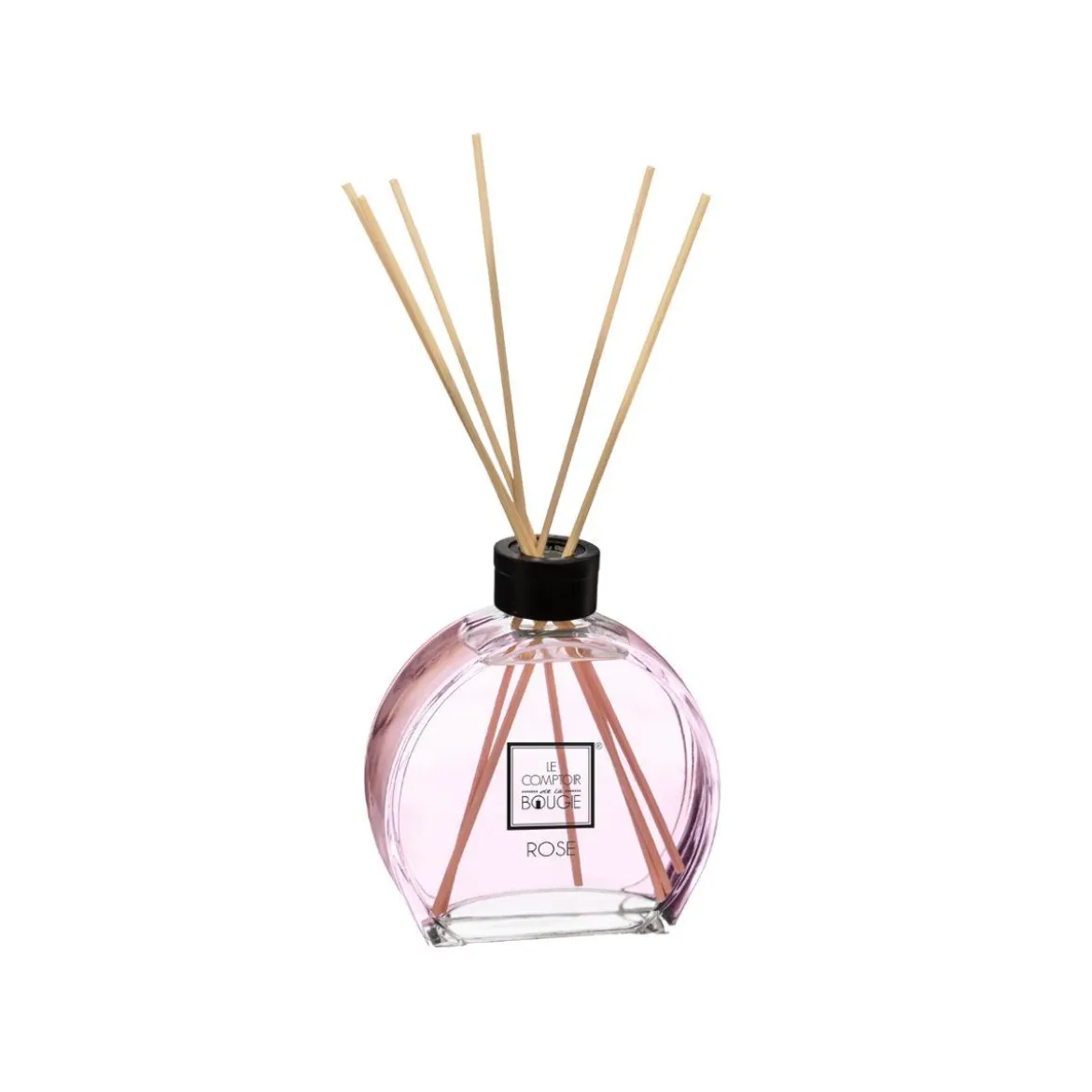 DIFFUSEUR PARFUME ROSE HALY 50ML AVEC 6 BATONS