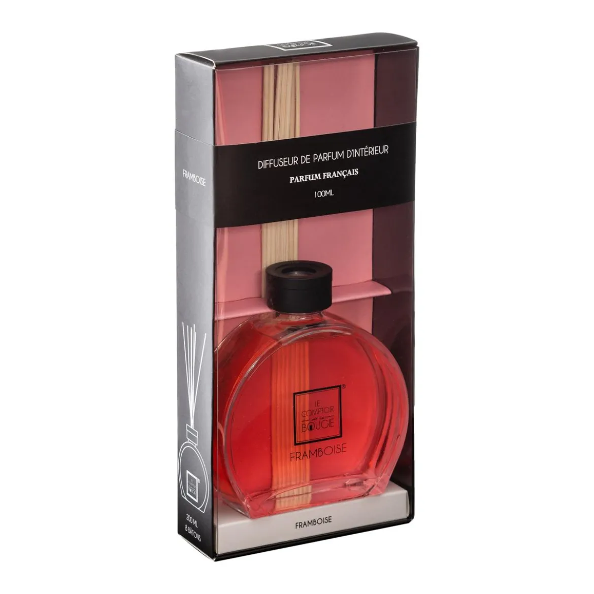 DIFFUSEUR VERRE HALY FRAMBOISE 100ML