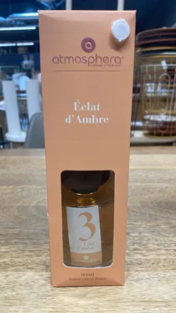 DIFFUSEUR VERRE NUMIA AMBRE 180ML