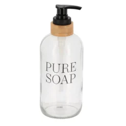 DISTRIB SAVON VERRE BAMBOU PURE SOAP 500ML TRANSPARENT