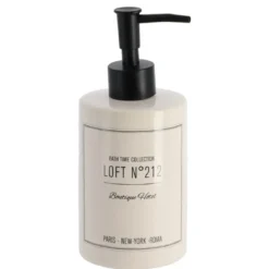DISTRIBUTEUR A SAVON DOLOMITE ROND 320ML NEO RETRO BLANC