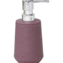 DISTRIBUTEUR A SAVON STRIE ABS ET RUBBER VIOLINE