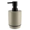 DISTRIBUTEUR SAVON POLYRESINE ROND 290ML FICELLE NOIR