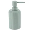 DISTRIBUTEUR A SAVON ARRONDI STRIE 230ML VERT EUCALYPTUS