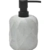 DISTRIBUTEUR A SAVON CIMENT AVEC RAINURES GRIS