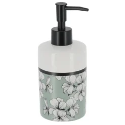 DISTRIBUTEUR A SAVON DOLOMITE ROND IMPRIME 320ML ECRIN VERT