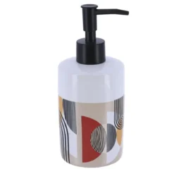 DISTRIBUTEUR A SAVON DOLOMITE ROND IMPRIME 320ML TRENDY