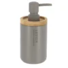DISTRIBUTEUR A SAVON POLYRESINE 280ML GRIS BAMBOU