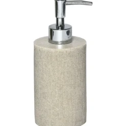 DISTRIBUTEUR A SAVON STRIE POLYRESINE NATUREL