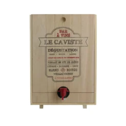 DISTRIBUTEUR DE VIN BOIS 5L