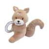 DOUDOU ANNEAU 7X9X12CM ECUREUIL FORET MAGIQUE