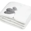 DOUREVE PLAID 130X160 TAUPE 100 PE