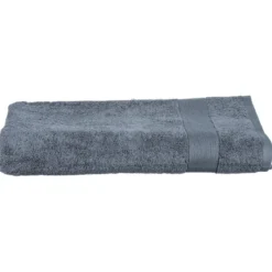 DRAP BAIN 450GR GRIS FONCE 100X150CM