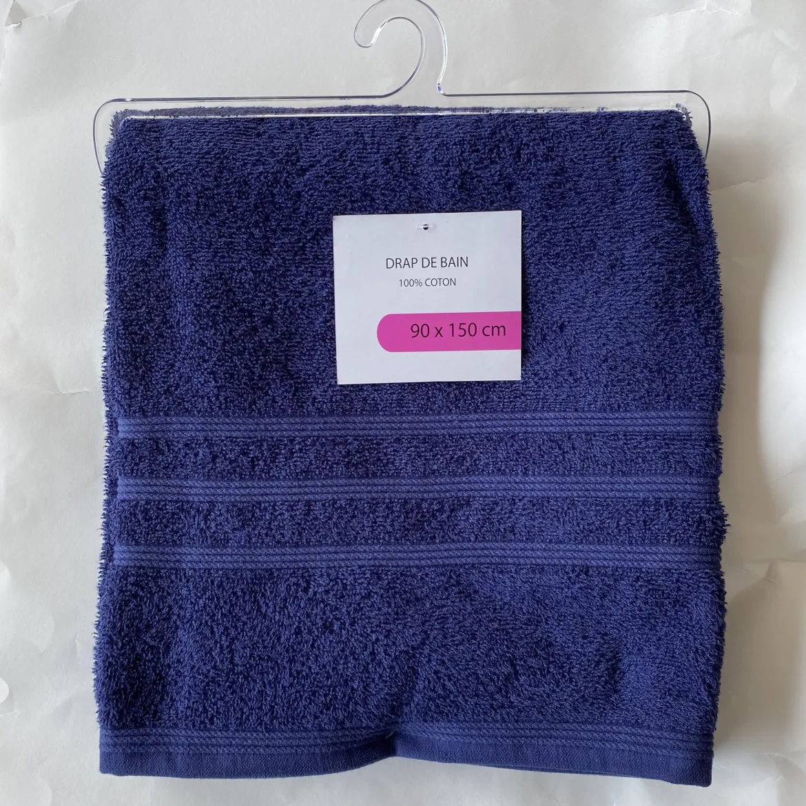 DRAP BAIN 90X150CM BLEU