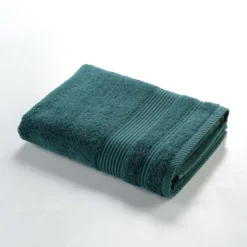 DRAP DE DOUCHE 70X130CM EPONGE UNIE TENDRESSE EMERAUDE