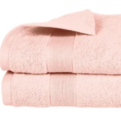 DRAP DOUCHE 450GR ROSE 70X130CM