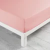 DRAP HOUSSE 2 PERSONNES 180X200CM UNI 57 FILS LINA DRAGEE