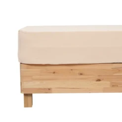 DRAP HOUSSE GAZE DE COTON LIN 160X200CM