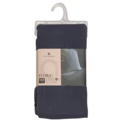 DRAP HOUSSE GAZE DE COTON BLEU 160X200CM