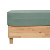 DRAP HOUSSE GAZE DE COTON CELADON 140X190CM