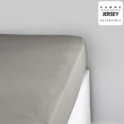DRAP HOUSSE JERSEY 140X200CM DUNE