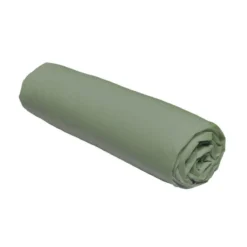 DRAP HOUSSE POLYESTER LAVE 140X200 ET 25CM SAUGE TODAY