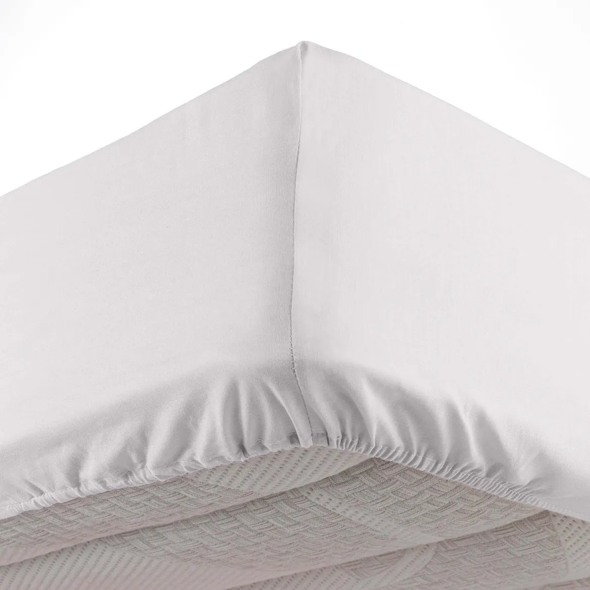 DRAP HOUSSE 90X190CM MICROFIBRE OSCAR BLANC