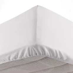DRAP HOUSSE 140X190CM MICROFIBRE OSCAR BLANC