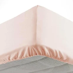 DRAP HOUSSE 90X190CM MICROFIBRE OSCAR NUDE