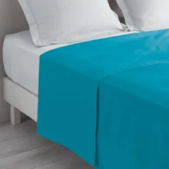 DRAP PLAT 1 PERSONNE 180X290CM LINA OUTREMER